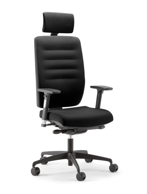 Office Chair Black Bengal High Back 24 Hour Heavy Duty Chair CH0742BK