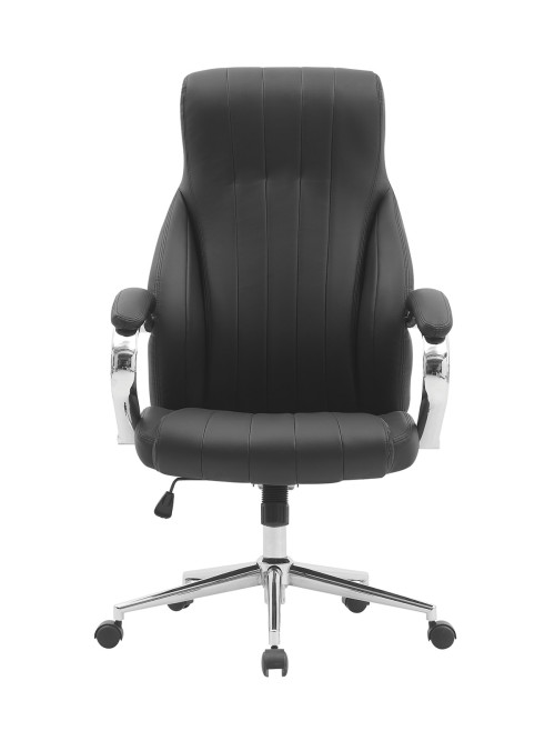 Office Chair Black Windermere PU Ergonomic Managers Chair BCP/G312/BK - enlarged view