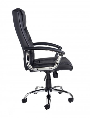 SOM300T1 Somerset Leather Faced High Back Executive Chair  - enlarged view