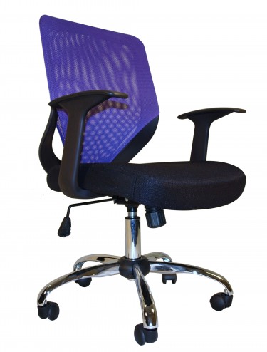 Alphason Atlanta Mesh Chair AOC9201-M-PUR - enlarged view